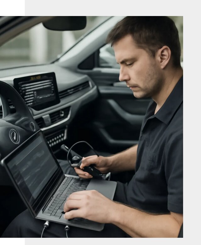 Настройка телематики автомобиля под ключ для авто в Зеленодольске